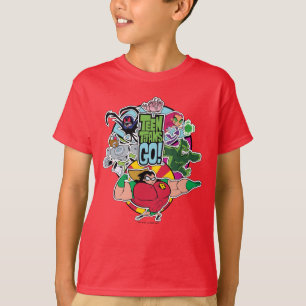 Teen Titans Go!   Team Group Graphic T-Shirt