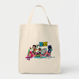 Teen Titans Go!   Tentacled Monster Approaches Tote Bag