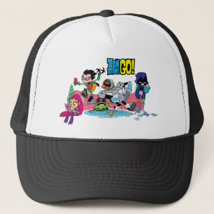 Teen Titans Go! Tentacled Monster Approaches Trucker Hat
