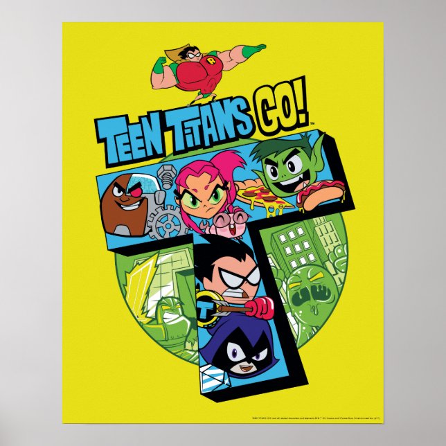 Teen Titans Go! | Titans Tower Collage Poster (Front)