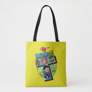 Teen Titans Go!   Titans Tower Collage Tote Bag