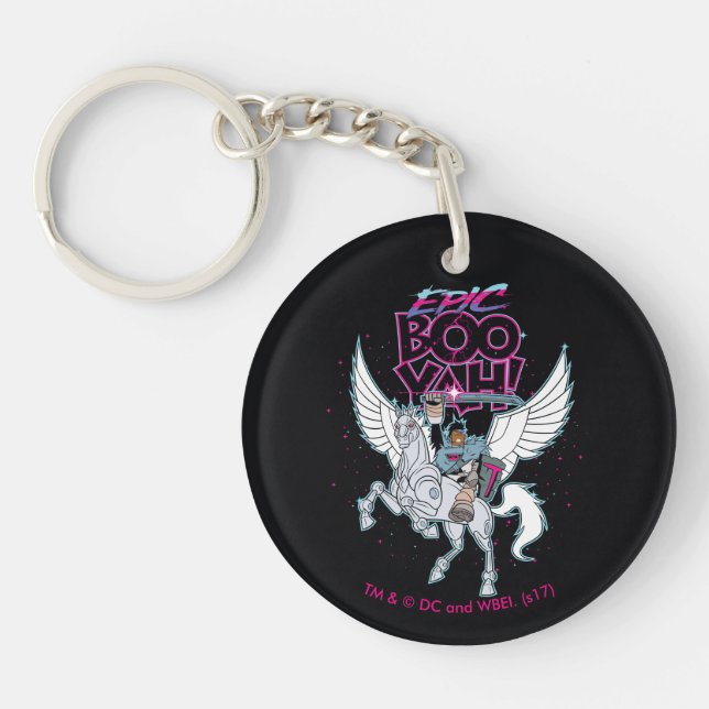 Teen Titans Go! | Warrior Cyborg Riding Pegasus Key Ring (Front)