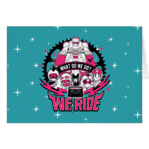 Teen Titans Go!   "We Ride" Retro Moto Graphic