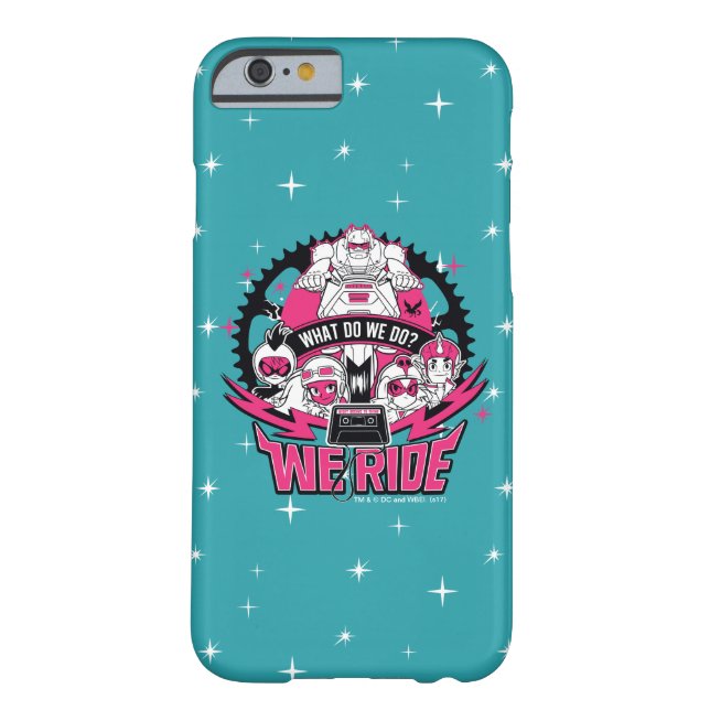 Teen Titans Go! | "We Ride" Retro Moto Graphic Case-Mate iPhone Case (Back)