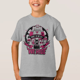 Teen Titans Go!   "We Ride" Retro Moto Graphic T-Shirt