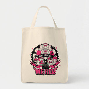 Teen Titans Go!   "We Ride" Retro Moto Graphic Tote Bag