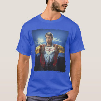 Teen Wolf Scott Howard Classic Movie Poster Vintag T-Shirt