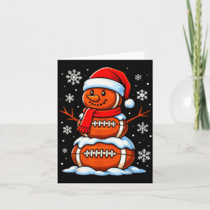 Teenage Boys Christmas Pajamas, American Football  Card