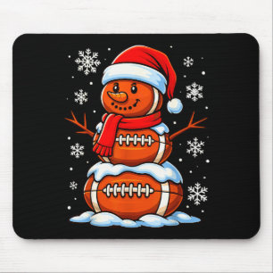 Teenage Boys Christmas Pajamas, American Football Mouse Pad
