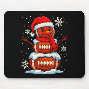 Teenage Boys Christmas Pajamas, American Football Mouse Pad