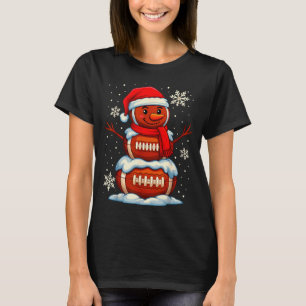 Teenage Boys Christmas Pajamas, American Football T-Shirt