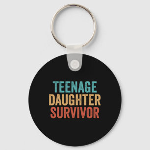 Teenage Daughter Survivor Mothers Day Fathers Day Key Ring