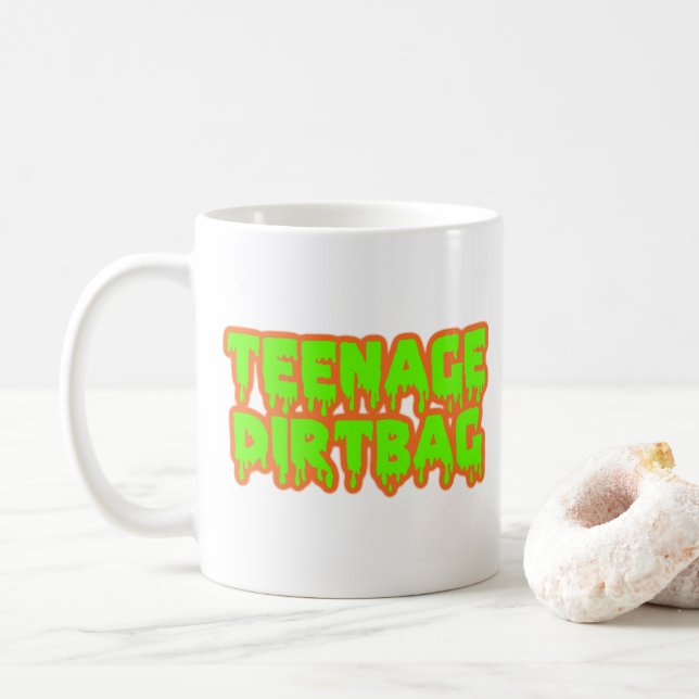 teenage dirtbag coffee mug (With Donut)