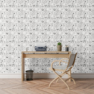 Teenage Doodle Space Wallpaper