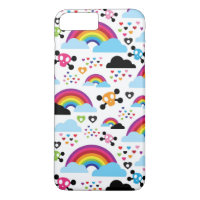 Teenage emo rainbow skull background