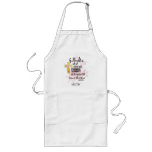 Teenage Goddaughter Gift Personalised Proverb Long Apron