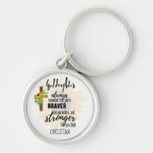 Teenage GODDAUGHTER Motivational Quote Sunflowers