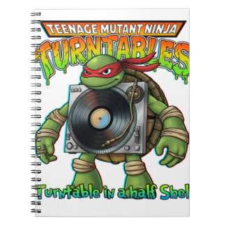 teenage mutant ninja turntable notebook