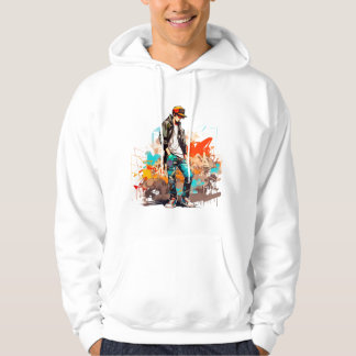 Teenager Boy Graffiti Hoodie 