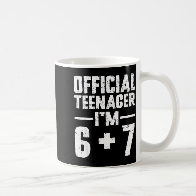 Teenager I'm 13th Birthday 6 7 Meme Six Seven Slan Coffee Mug (Right)