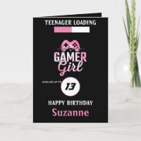 Teenager Loading Gamer Girl Levelled Up 