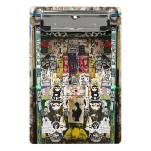 Teenagers Kid Graffiti City Binder Notebook School Mini Clipboard
