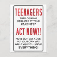 Teenagers, Tired of Being Harassed? Act Now!!