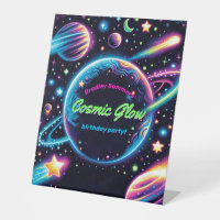 Teens Cosmic Glow Space Themed Birthday Party