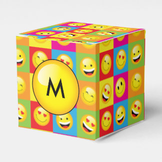Teens Emoji Party Emoticon Faces Favour Box
