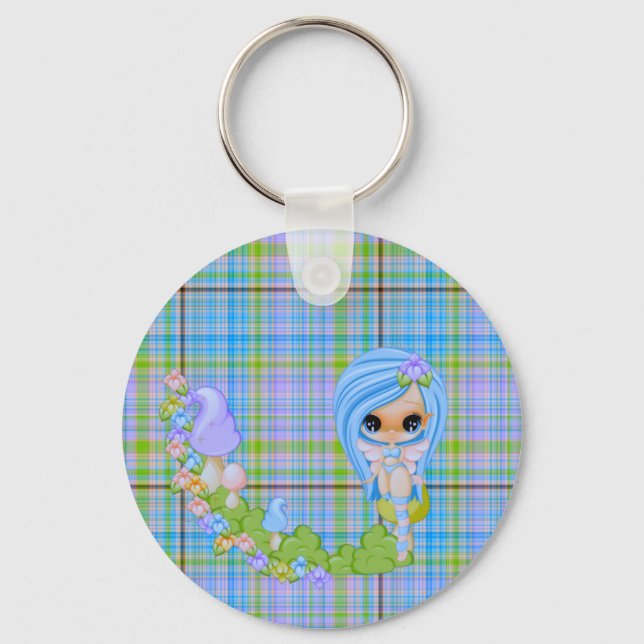 Teensy Fae Cute Faery Key Ring (Front)