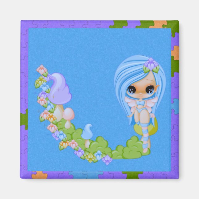 Teensy Fae Cute Faery Magnet (Front)