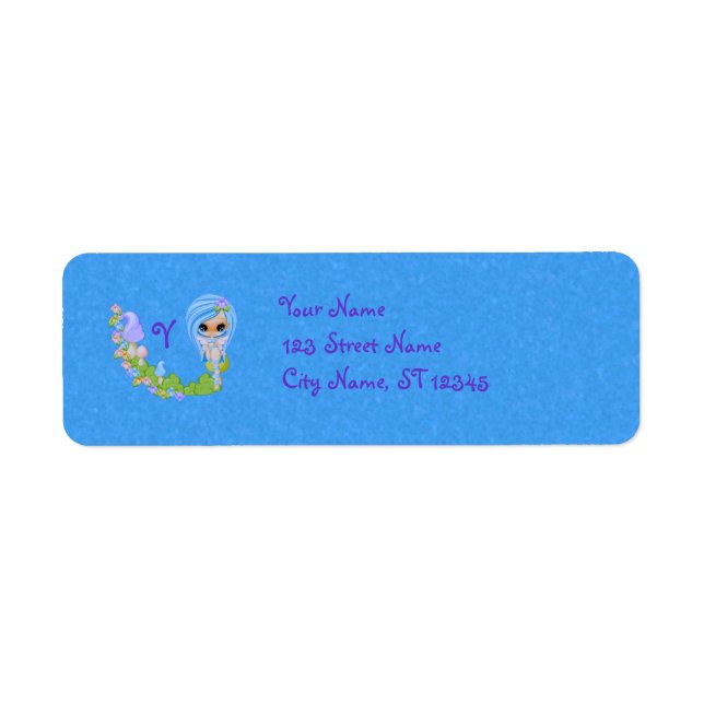 Teensy Fae Cute Faery Return Address Label (Front)