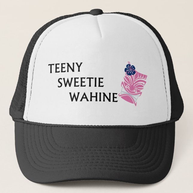 Teeny Sweetie Wahine Trucker Hat (Front)