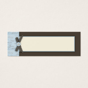 Teeny Toes BLU Skinny Gift Tag 2