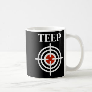 Teep Target Bullseye Muay Thai Kick Boxing MMA Coffee Mug