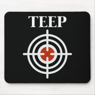 Teep Target Bullseye Muay Thai Kick Boxing Mma Fig Mouse Pad