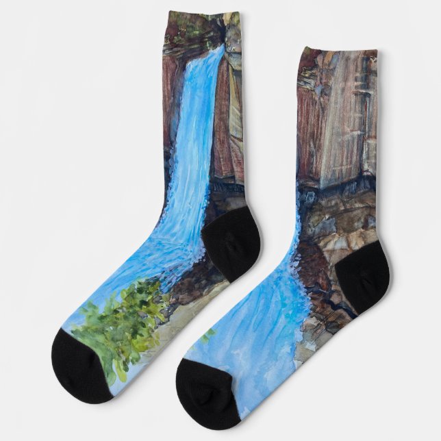 Teepee Falls Crew Socks (Left)