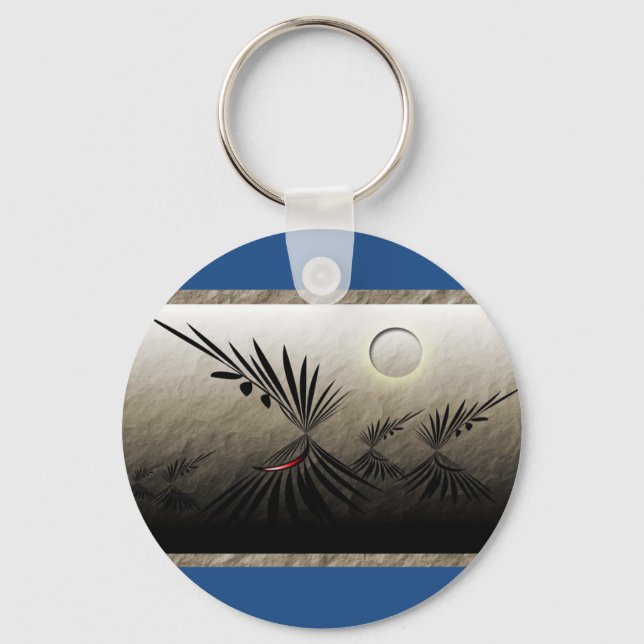 Teepee Village Key Ring (Front)