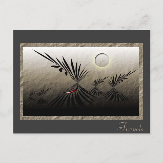 Teepee Village Postcard (Front)