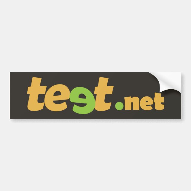 teet Bumper Sticker (Front)