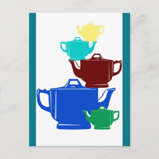 Teetering Teapots - Postcards