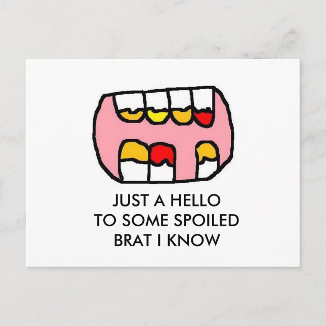 TEETH (2) POSTCARD (Front)