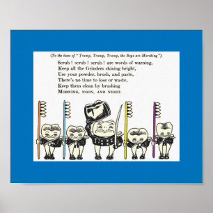 Teeth: Children's Tooth Brushing Song circa 1922 Poster