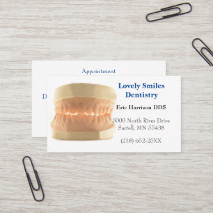 Teeth Dentist Dental Family Dentistry Business Card