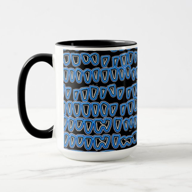 Teeth Dentist Dentistry Orthodontist Oral NEON Mug (Left)