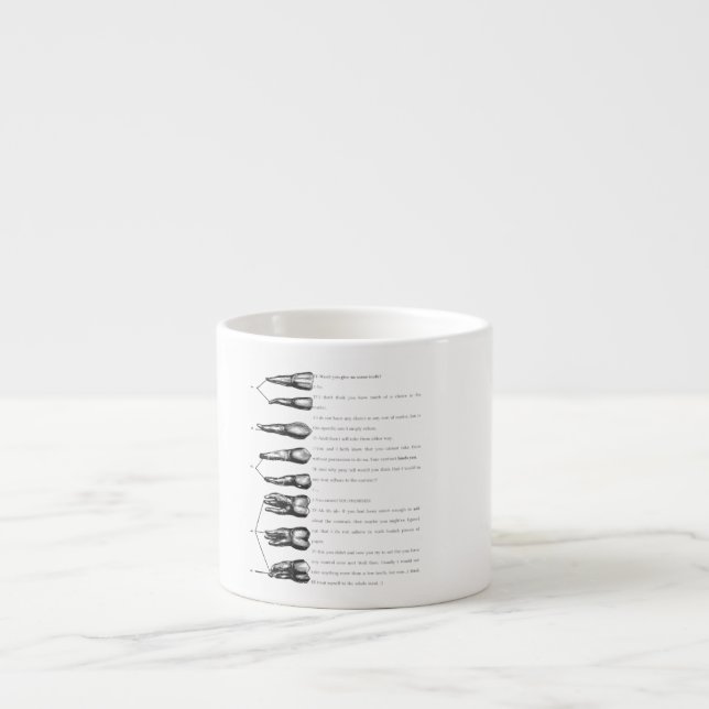 Teeth Espresso Cup (Front)