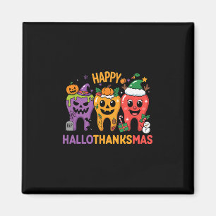 Teeth Hallothanksmas Halloween Thanksgiving Christ Magnet