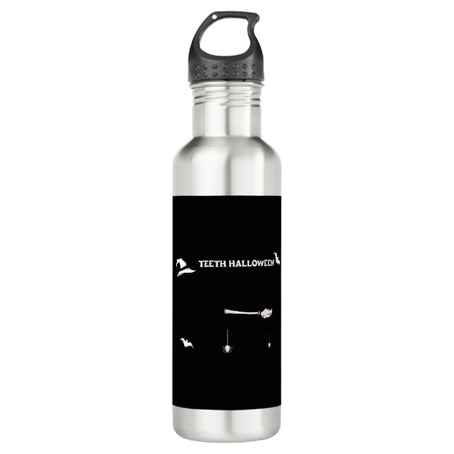 Teeth Halloween - Halloween  710 Ml Water Bottle (Front)