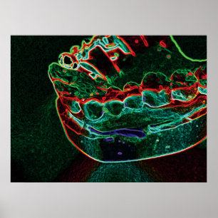 Teeth Model Dentist Orthodontist Poster