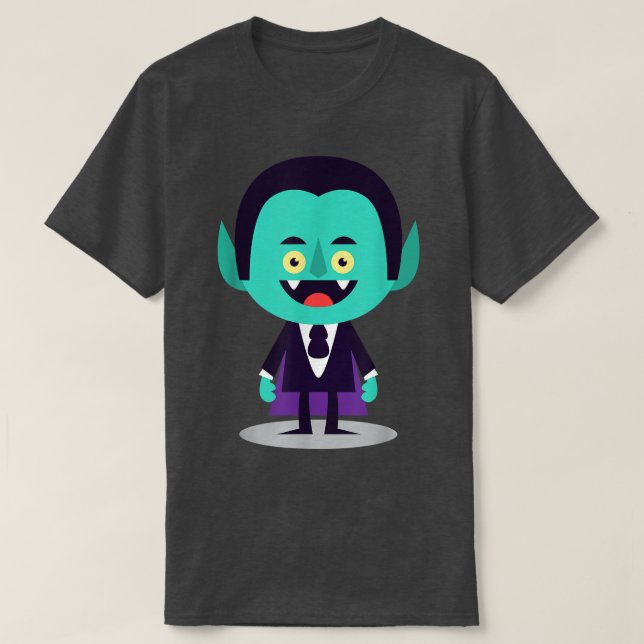 TeeZard Funny Halloween , Vampire, Dracula  T-Shirt (Design Front)